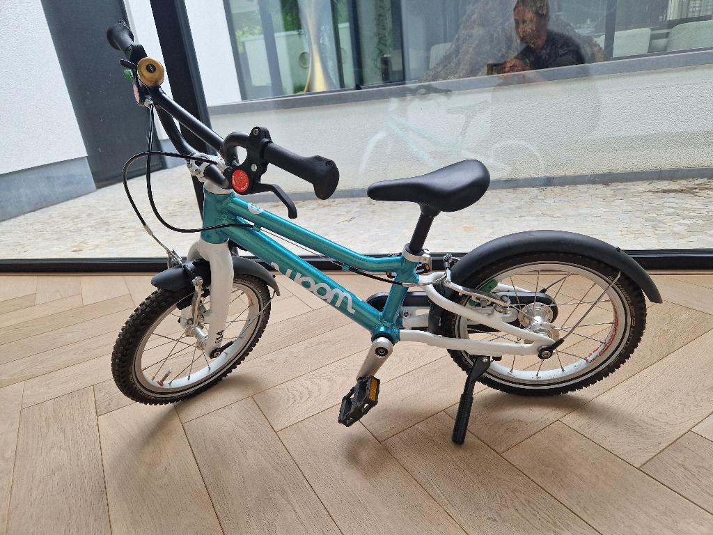 Woom Go 2 kinderfiets, Ophalen, Woom, Schijfrem, Minder dan 16 inch