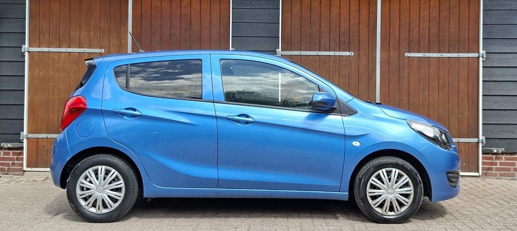 Opel KARL 1.0 ecoFLEX Edition | Trekhaak | Automaat | Cruise, 839 kg, Stof, Gebruikt, Blauw