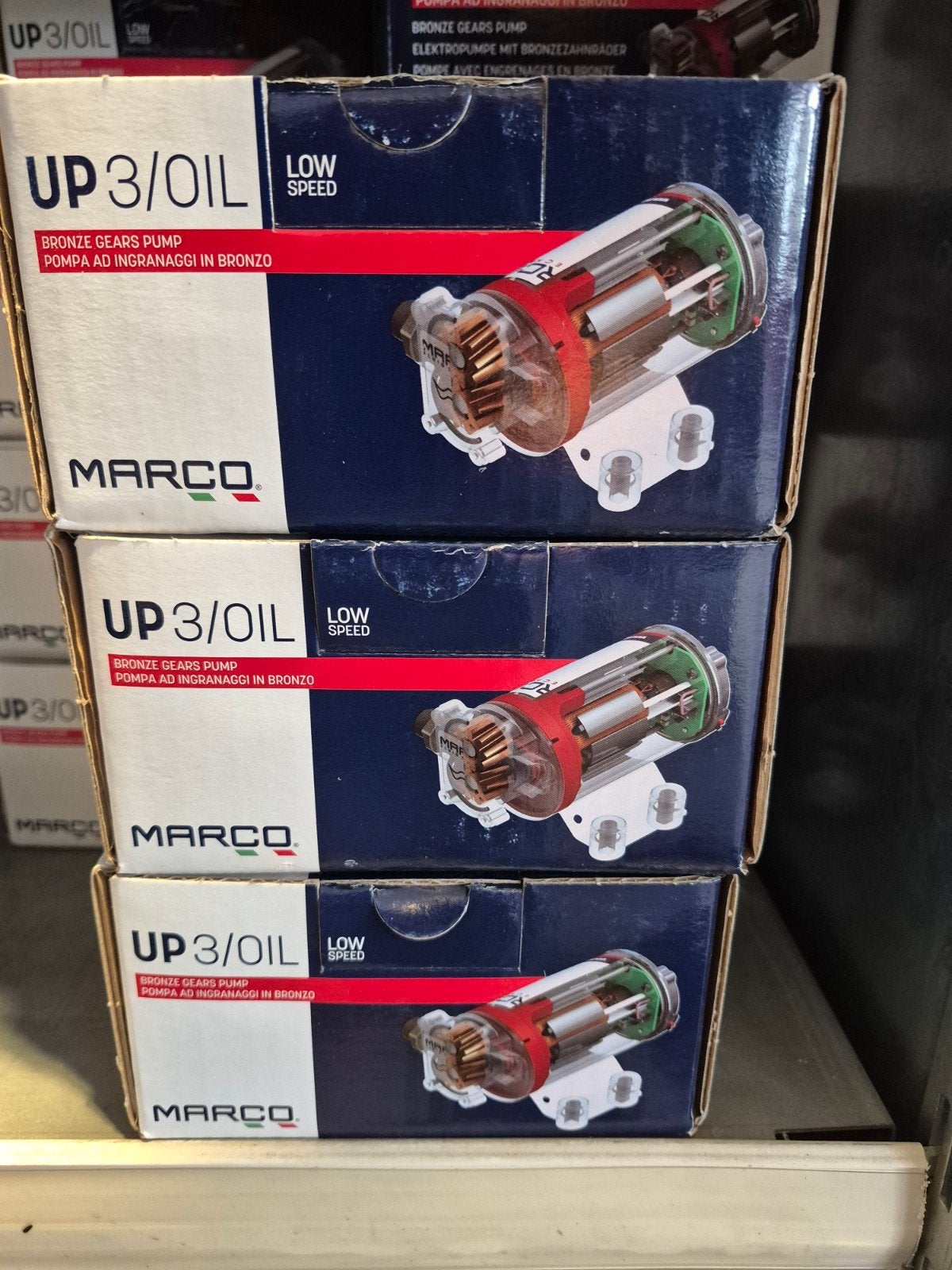 MARCO UP3/OIL 12V Bronzen Tandwielpomp Oliepomp, Ophalen of Verzenden, Nieuw, Motor en Techniek
