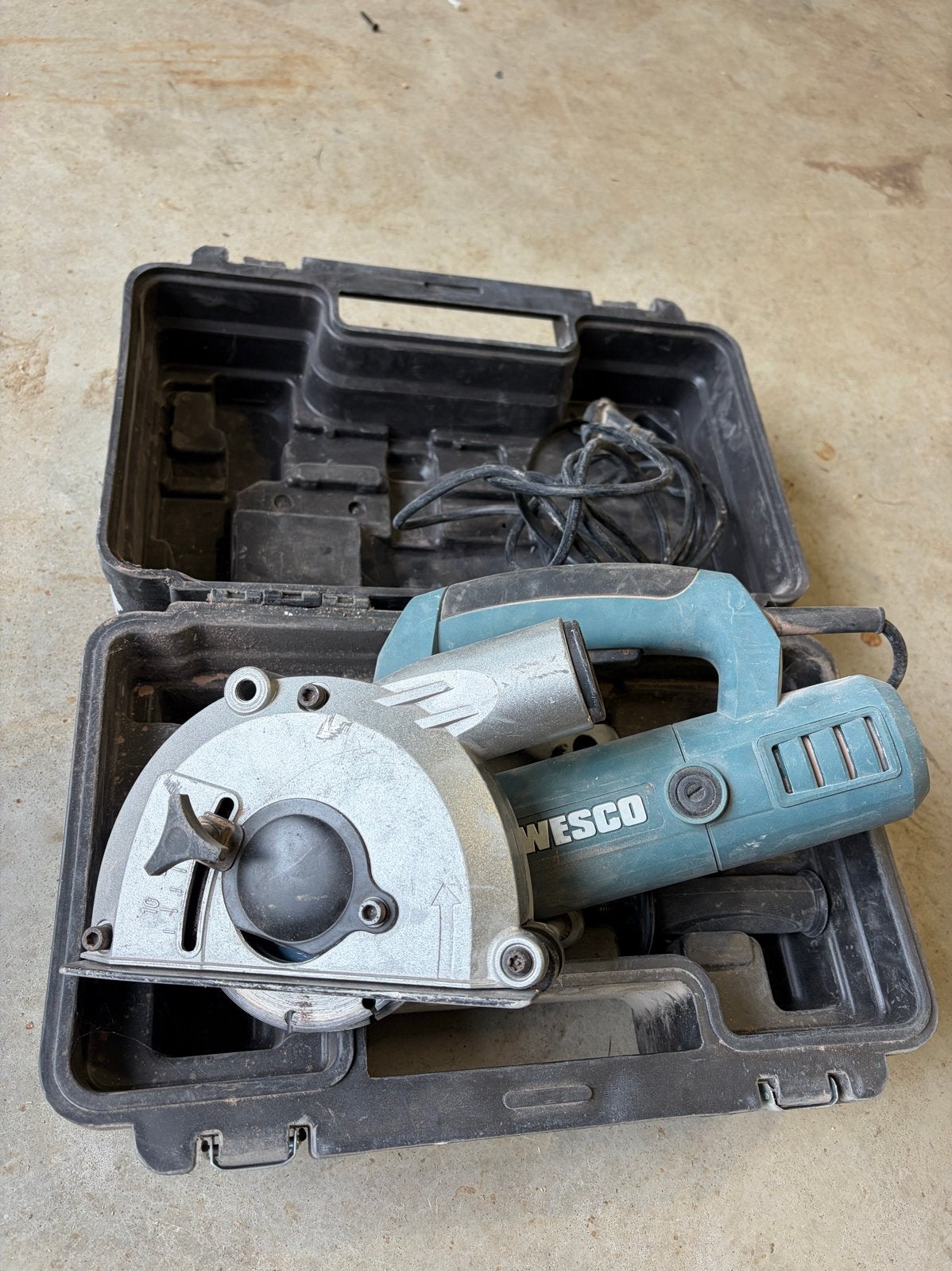 Wesco WS5508K Muurfrees, Doe-het-zelf en Verbouw, Gereedschap | Freesmachines, Ophalen of Verzenden, Gebruikt, Elektrisch, Muurfrees