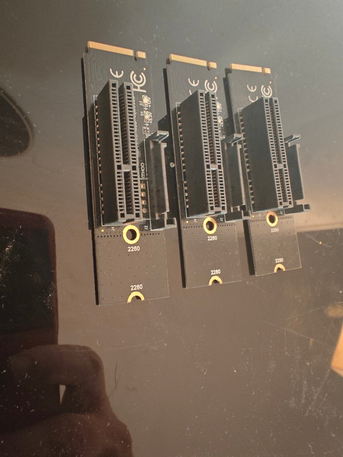 NGFFP4X-N03 VER006S PCIe Risers (3 stuks), Ophalen of Verzenden, Zo goed als nieuw
