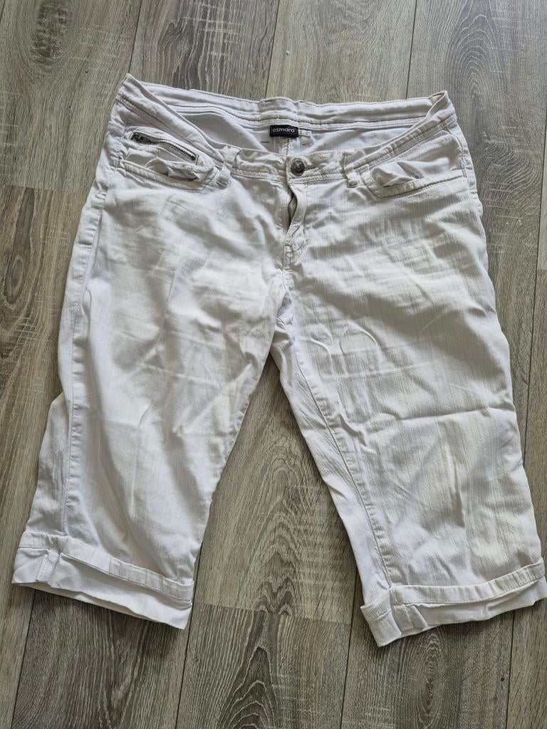 Esmara Capri Broek Dames Maat 44 Wit, Ophalen of Verzenden