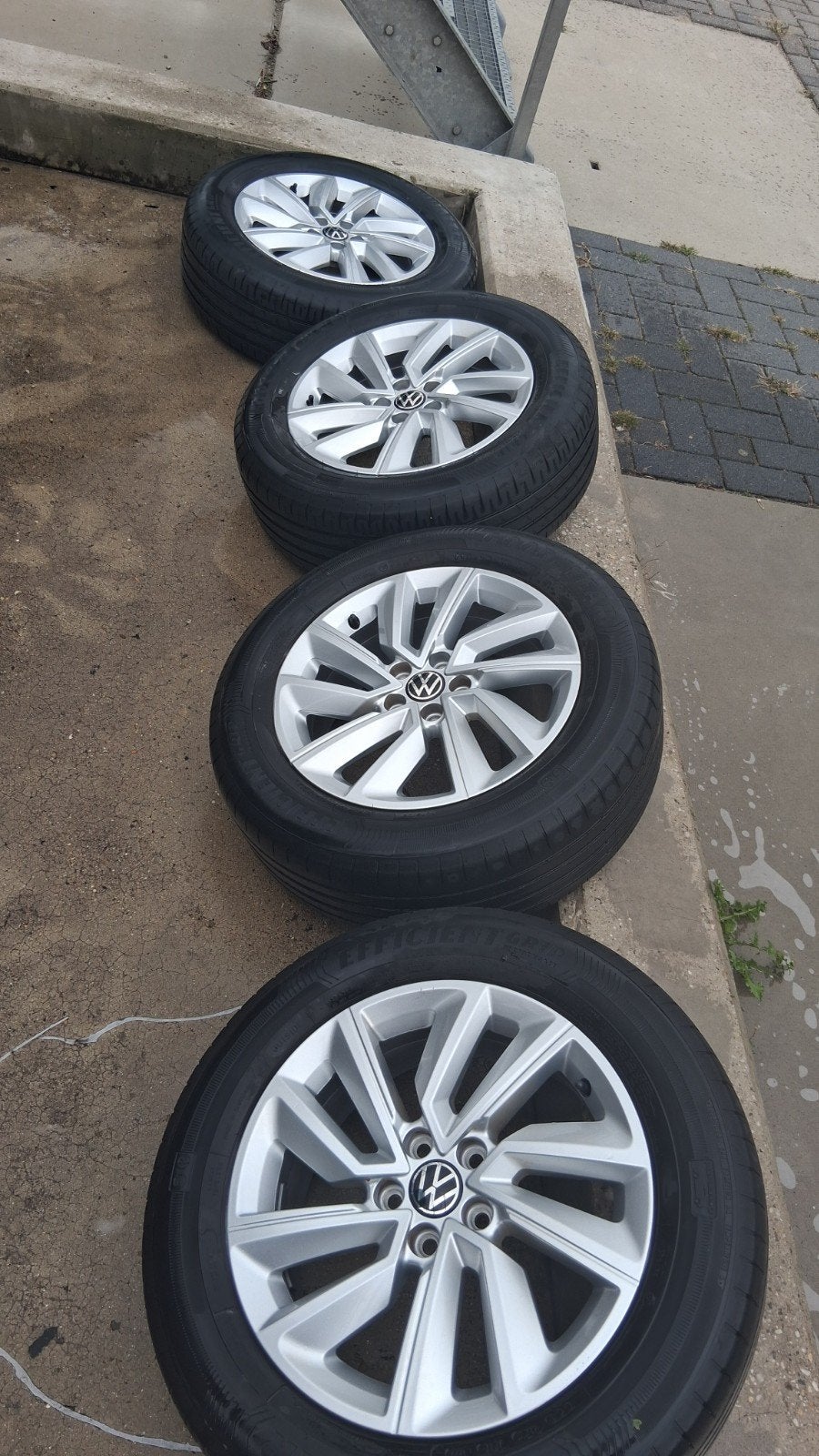 vw belmont 16inch 5x100  Lichtmetalen Velgen originele vw, Gebruikt, Velg(en), 16 inch, Personenwagen