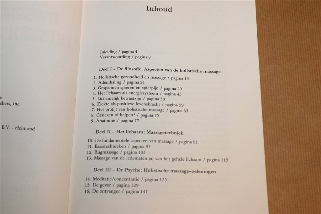 Massage van Lichaam en Geest — Technieken & Oefeningen 1979, Ophalen of Verzenden, Gelezen, Overige onderwerpen, Achtergrond en Informatie