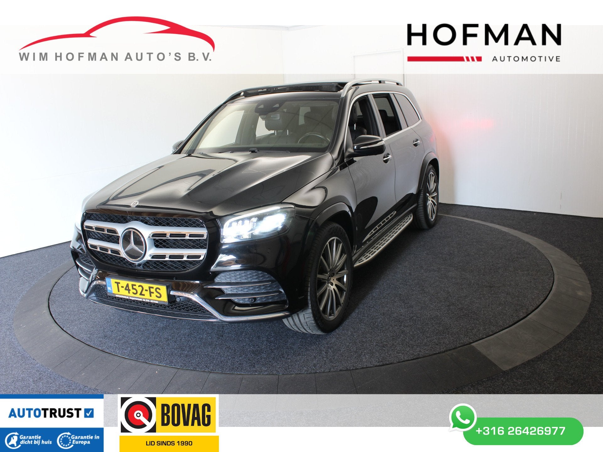 Mercedes-Benz GLS 580 4MATIC AMG Premium EL Trekhaak 7 Pers, Auto's, Gebruikt, Met garantie (alle), 7 stoelen, Zwart