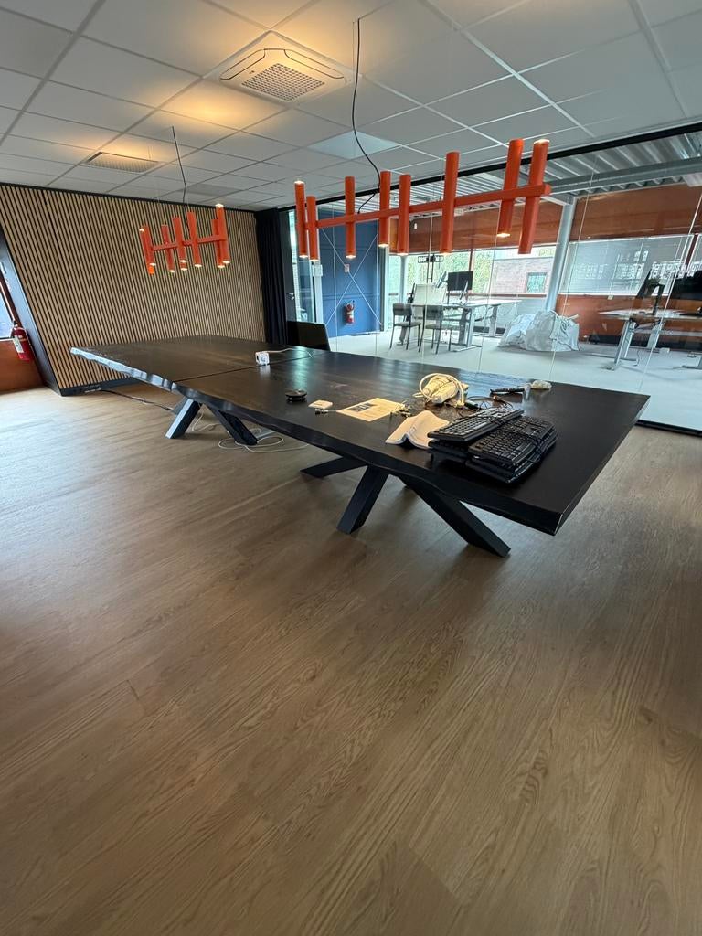 Tafel 450 x 150 cm, 100 tot 150 cm, 200 cm of meer, Ophalen of Verzenden, Zo goed als nieuw