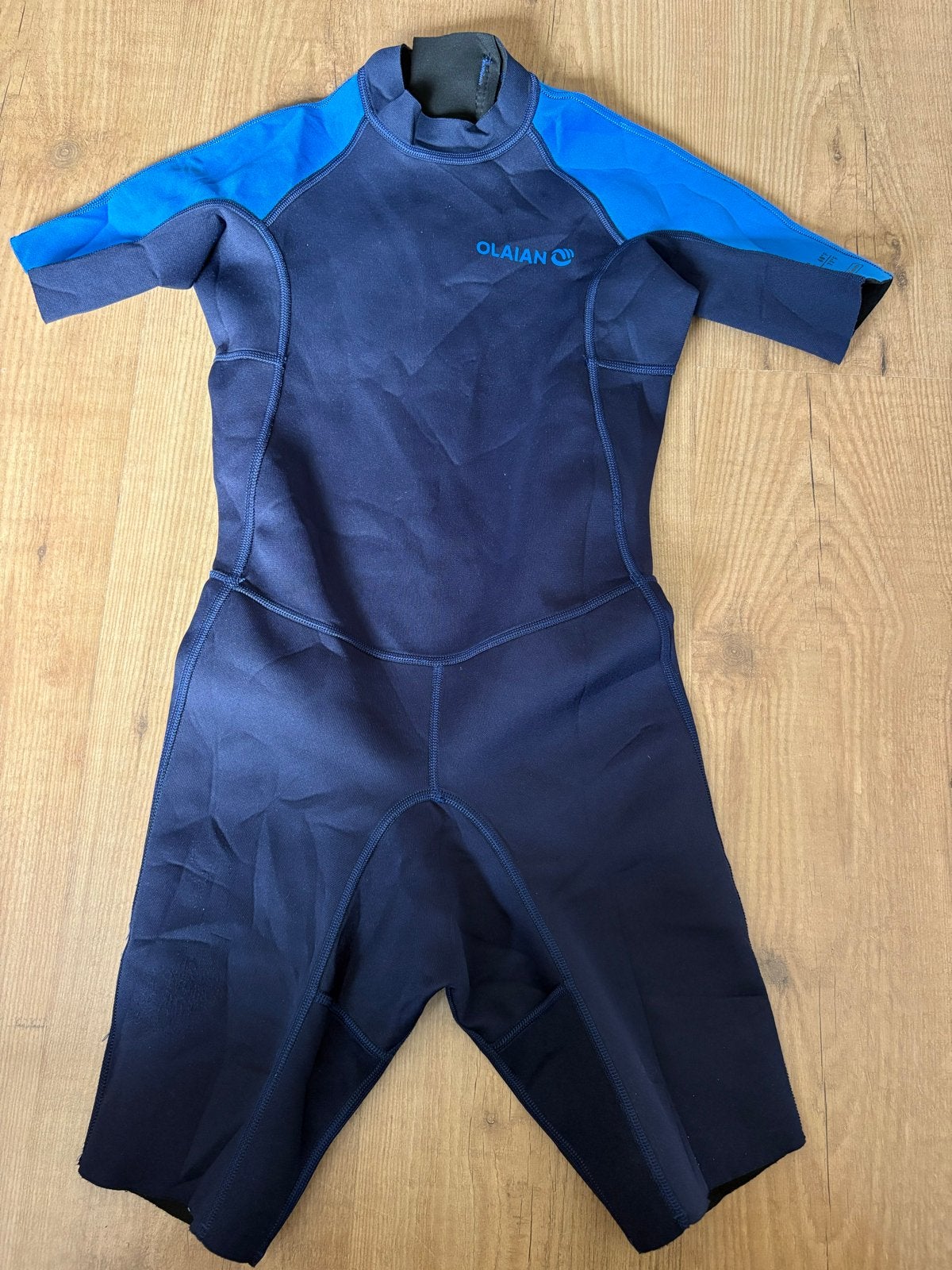 Olaian Wetsuit voor kinderen - Blauw, 1.5mm, Watersport en Boten, Ophalen of Verzenden, Gebruikt, Kind, Wetsuit