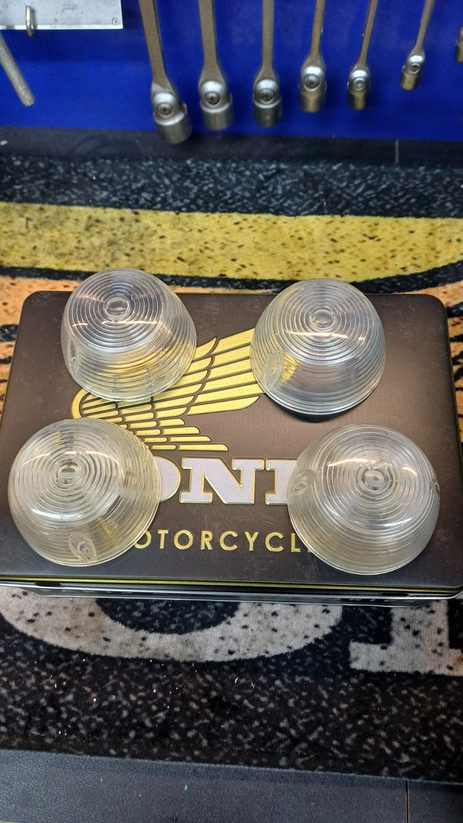 Honda ss50 cd50 knipperlicht glazen WIT, Fietsen en Brommers, Ophalen of Verzenden, Overige typen, Overige merken