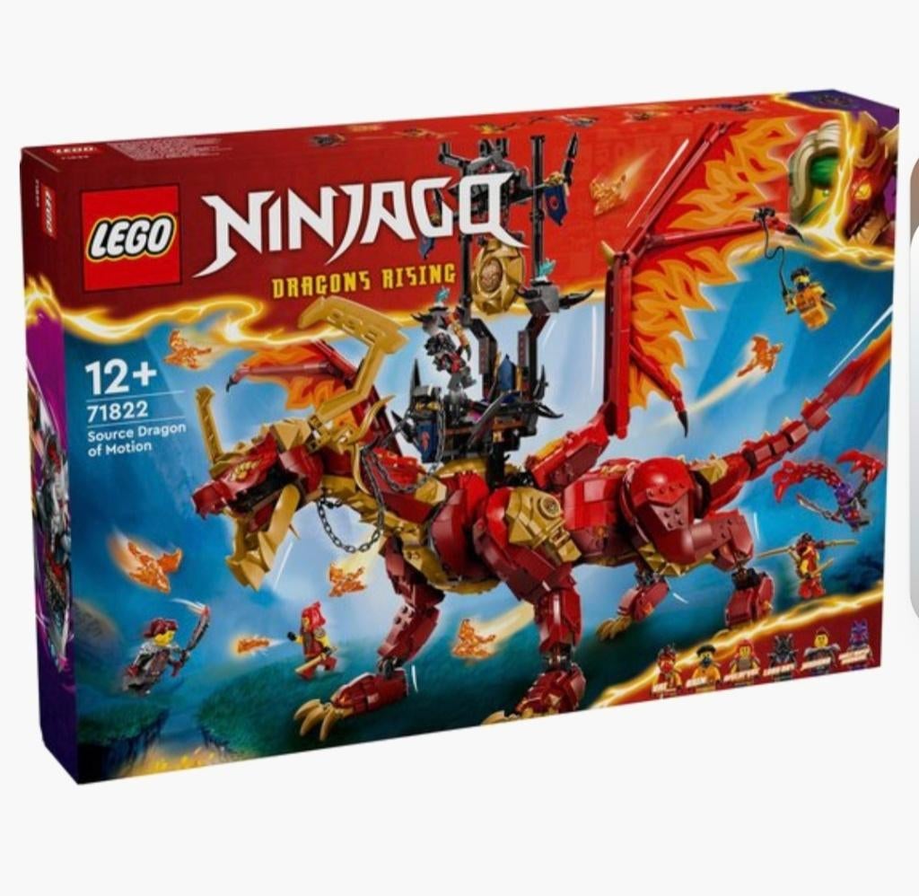 LEGO NINJAGO Brondraak van Beweging 71822 <>NIEUW<>, Nieuw, Ophalen of Verzenden, Compleet, Lego