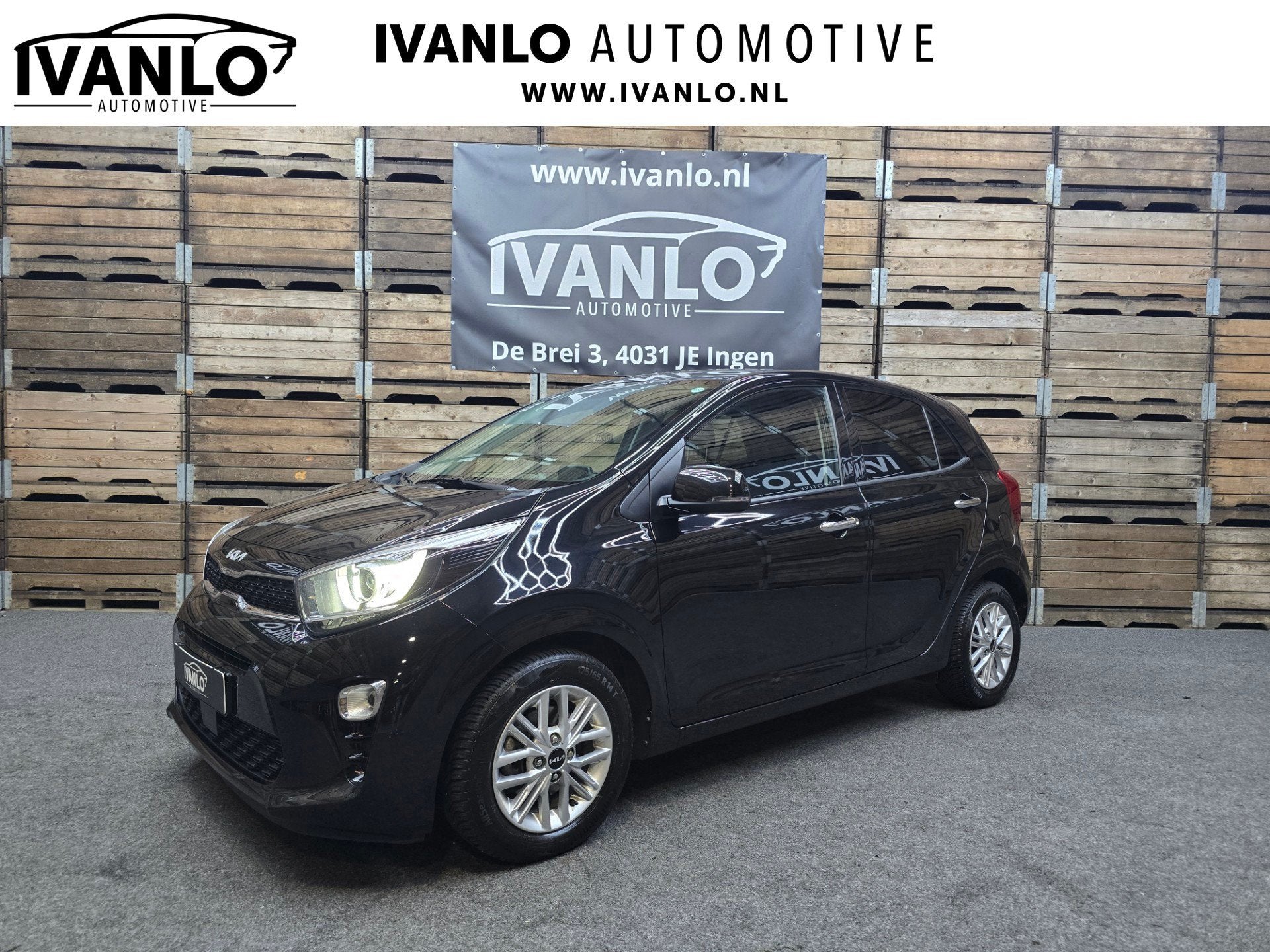Kia PICANTO 1.0 DPi ComfortLine Stoel/stuurverwarming clima, Auto's, Kia, Stof, Gebruikt, 4 stoelen, Zwart