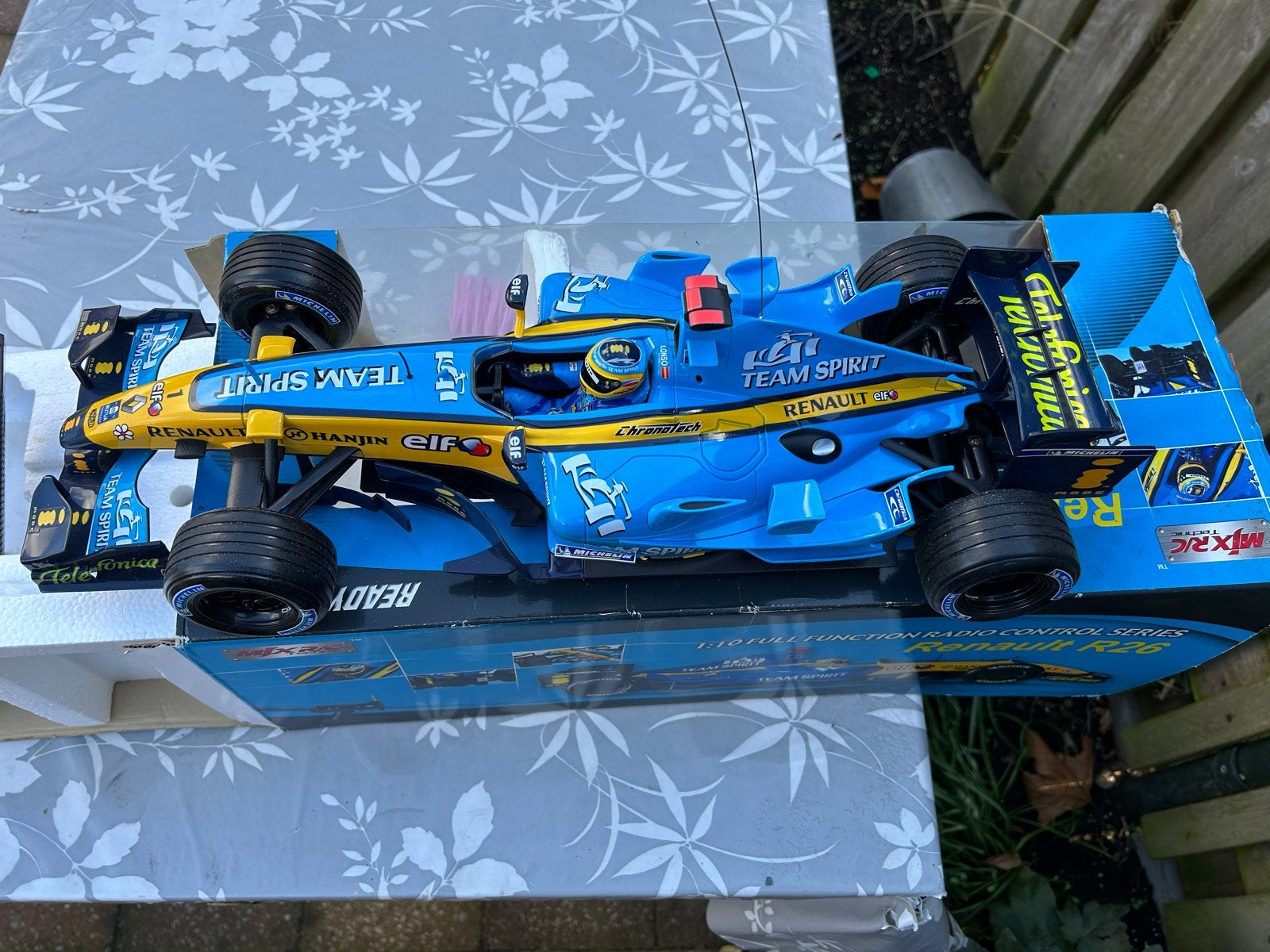 RC Renault R26 Formule 1 Auto 1:10 - Zo goed als nieuw, Elektro, Ophalen of Verzenden, Zo goed als nieuw, Schaal 1:10