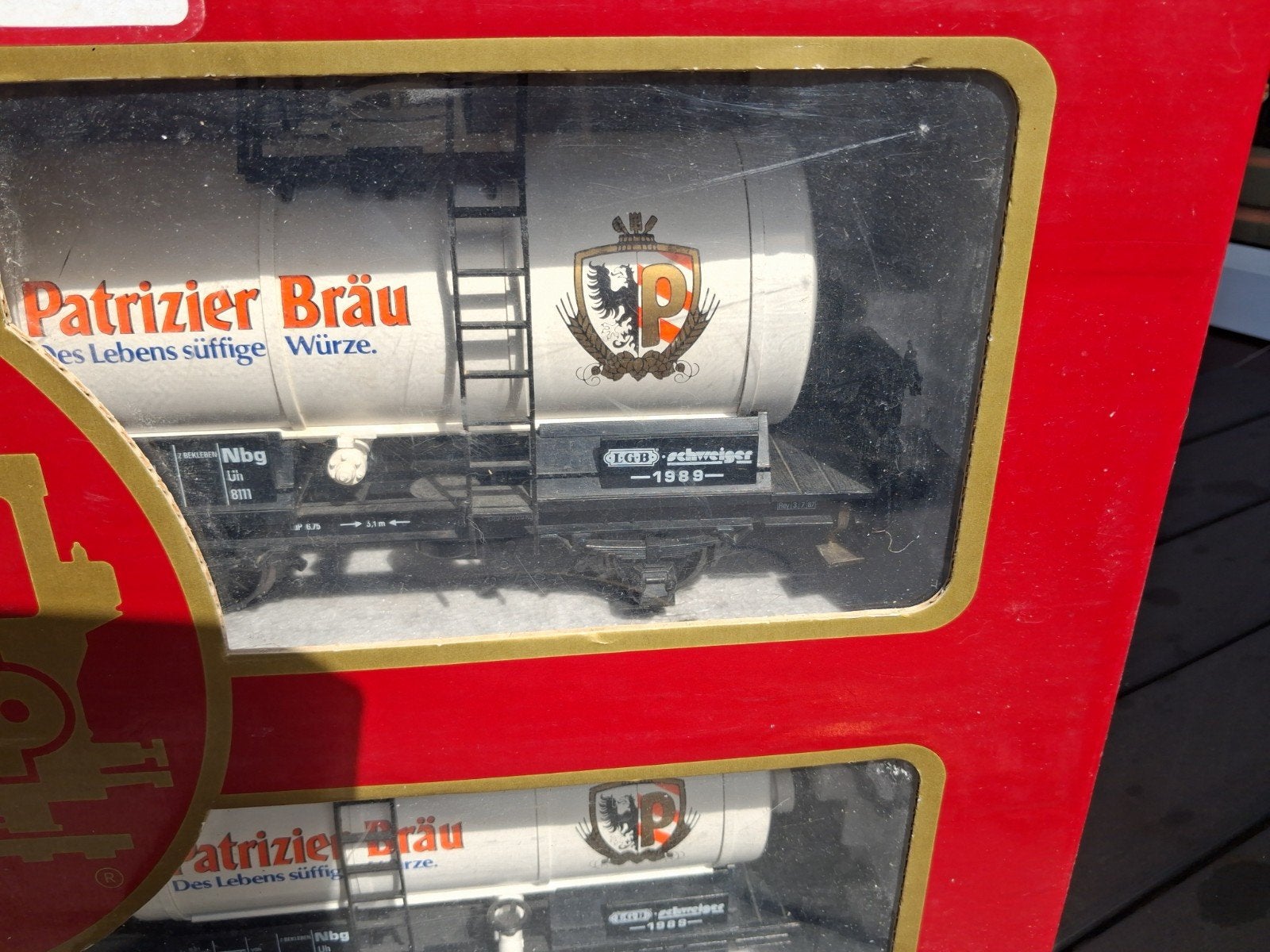 lgb tankwagon bier., Hobby en Vrije tijd, Modeltreinen | Overige schalen, Ophalen of Verzenden, Gelijkstroom, Wagon, LGB