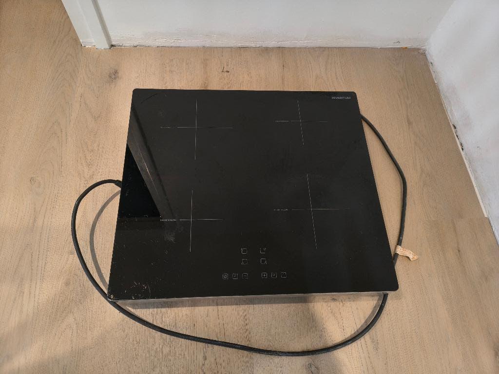 Inventum vki6010zil kookplaat, Witgoed en Apparatuur, Kookplaten, Gebruikt, Vrijstaand, Elektrisch, 4 kookzones, Ophalen