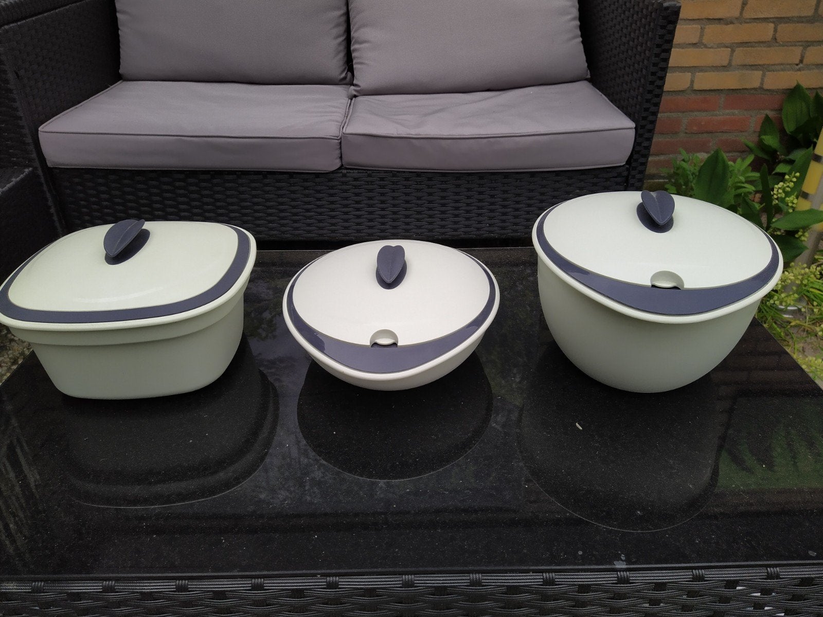 Tupperware dubbelwandige schalen, Ophalen, Schaal