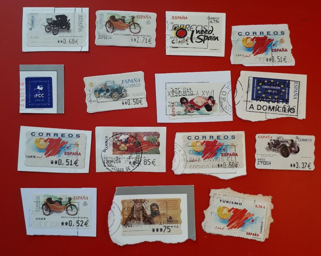 6781) spanje ca 13x diversen en automaatzegels?, Postzegels en Munten, Postzegels | Europa | Spanje, Ophalen of Verzenden