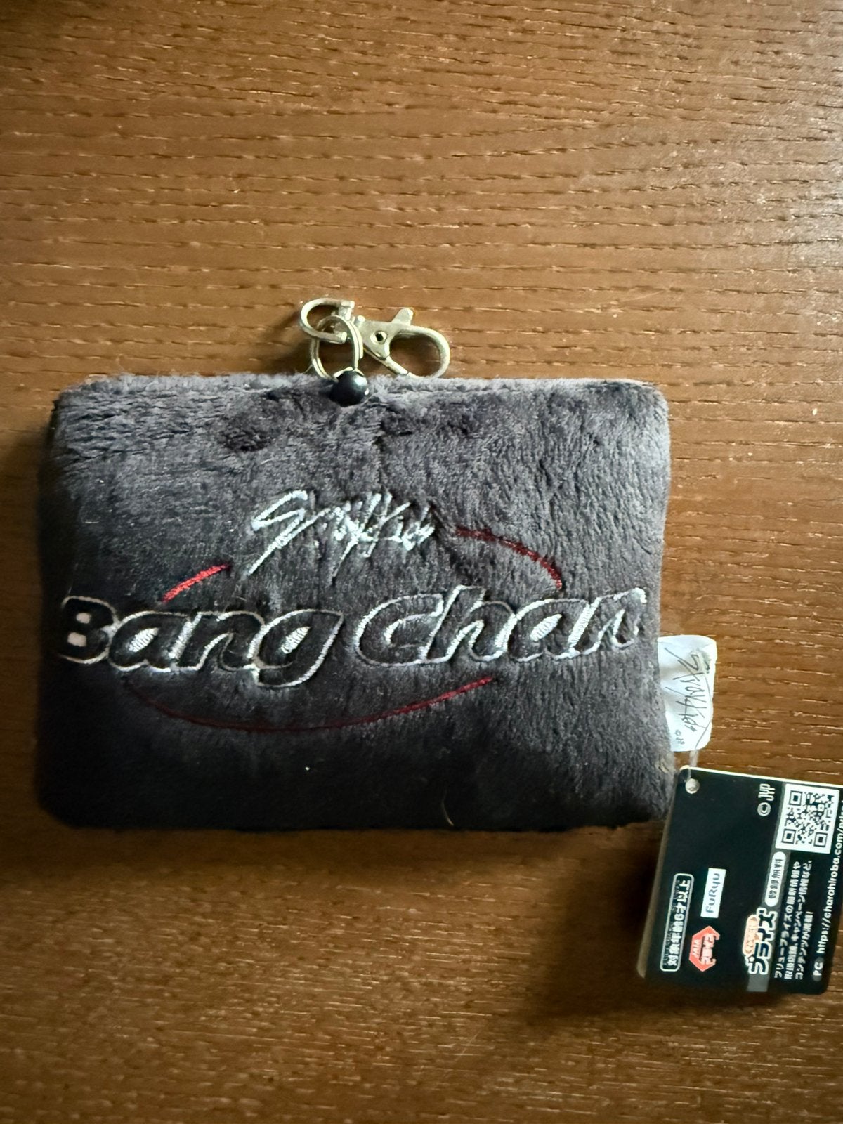 Bang Chan Stray Kids officiële fluffy passcase Japan limited, Ophalen of Verzenden, Zo goed als nieuw, Foto of Kaart