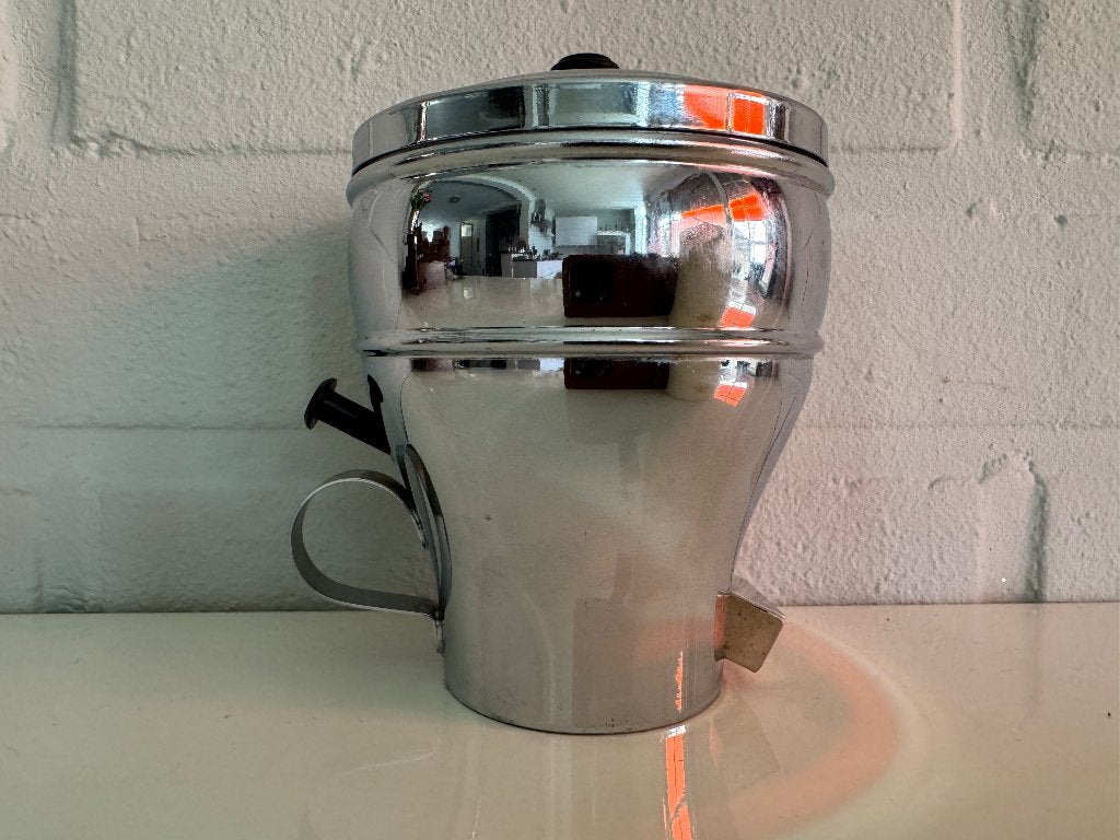 Vintage Suikerpot met schuif, Overige materialen, Gebruikt, Overige typen, Ophalen of Verzenden