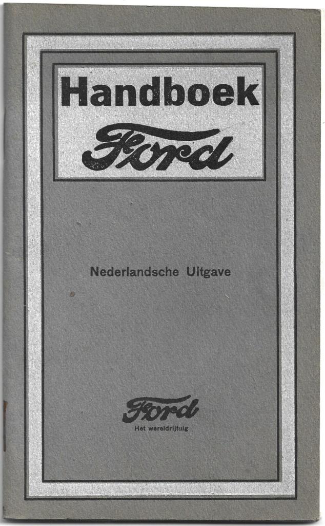 Ford T handboek techniek (A1441) auto, Auto diversen, Handleidingen en Instructieboekjes, Ophalen of Verzenden