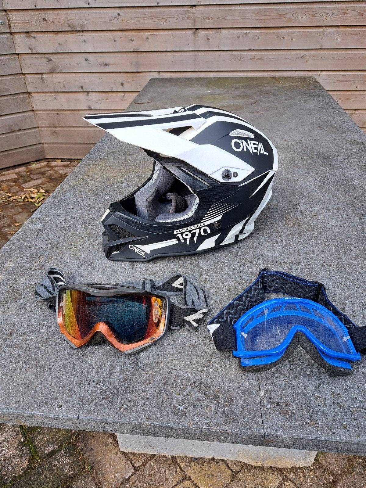 O neal off road helm, Motoren, Kleding | Motorhelmen, Ophalen of Verzenden, Tweedehands, Offroadhelm, Overige merken