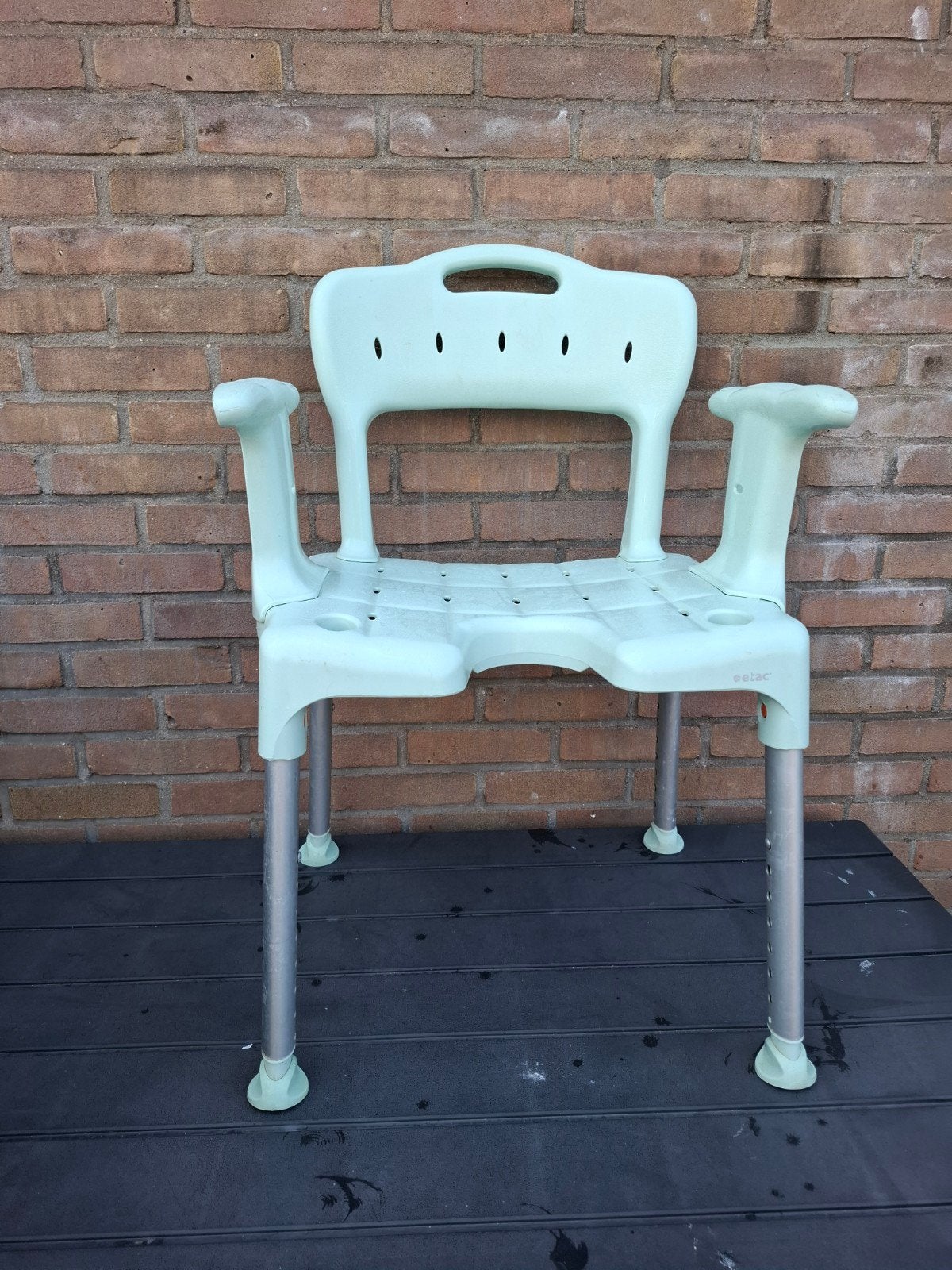 etac douche stoel mint groen, Diversen, Verpleegmiddelen, Ophalen of Verzenden