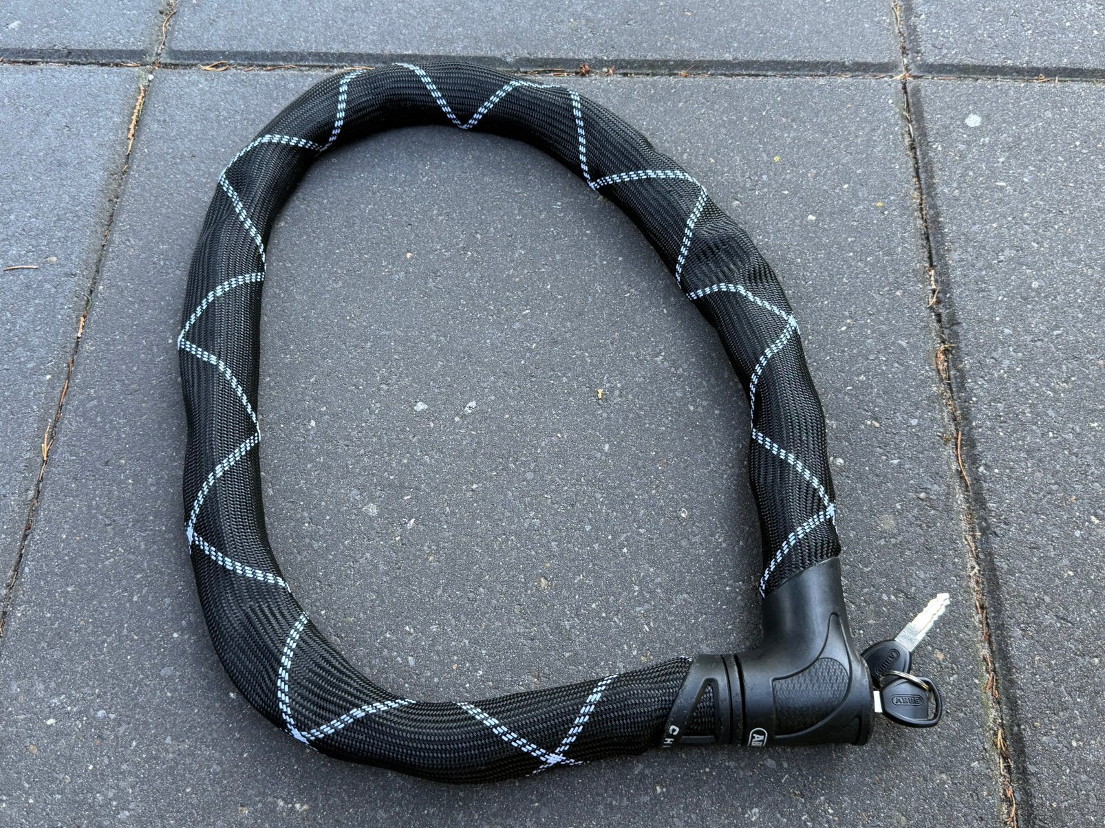 ABUS Iven 8210 - 110cm, Ophalen of Verzenden, Zo goed als nieuw, Kettingslot