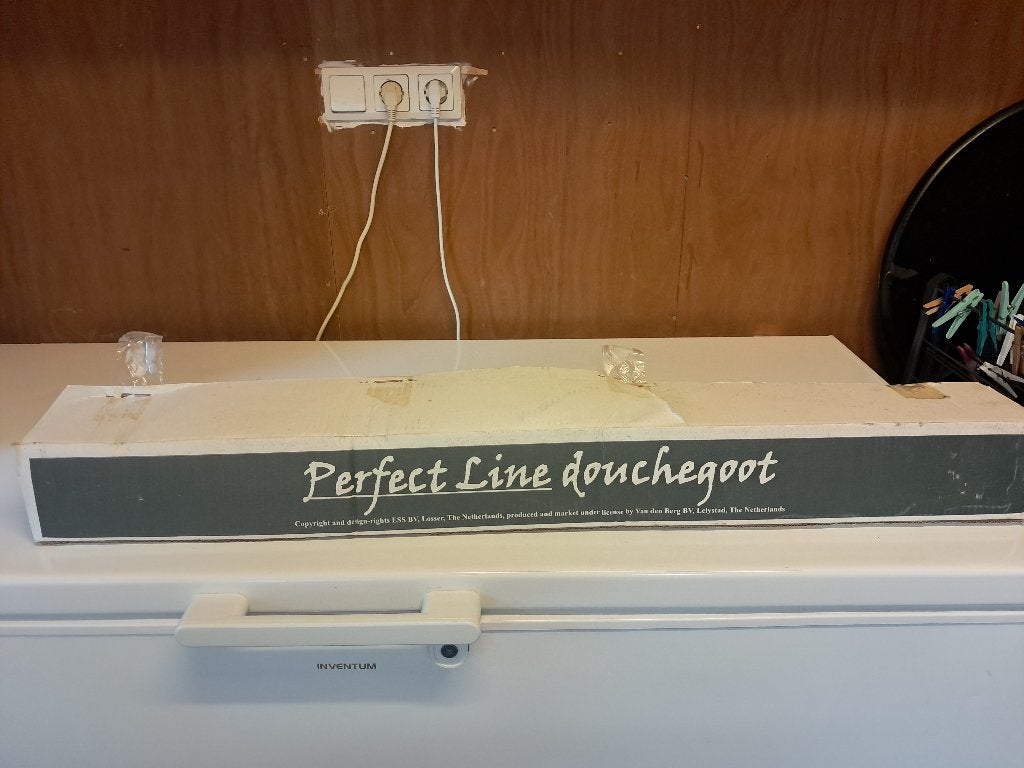 Douche goot/draine  1 meter breed, Doe-het-zelf en Verbouw, Ophalen, Nieuw, Rvs, Douche