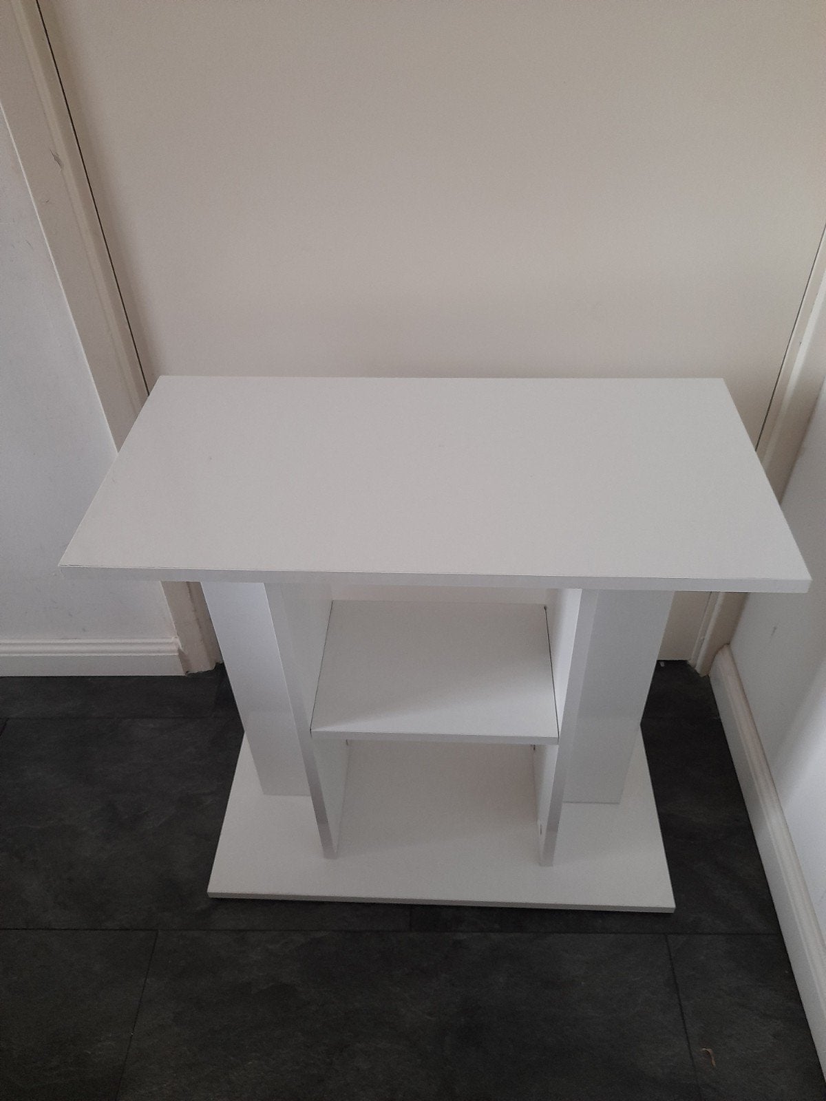 aquarium tafel te ruilen voor een calathea plant, Vis