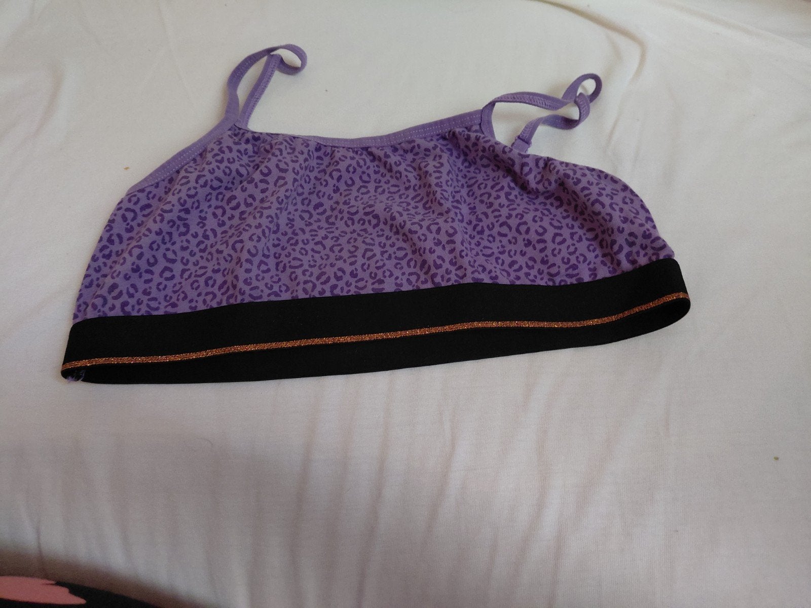 Panter topje maat 170/176, Kleding | Dames, Ophalen, Paars, Zo goed als nieuw, Zonder mouw