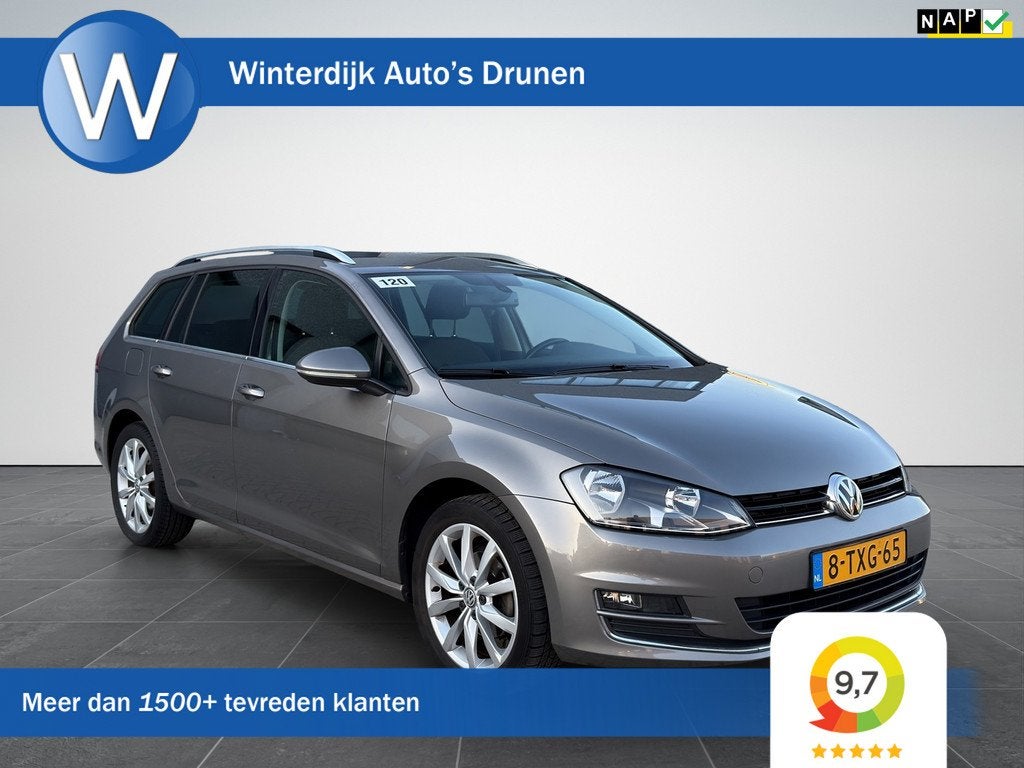 Volkswagen Golf Variant 1.2 TSI Highline DSG|Clima|Trekhaak, Gebruikt, 4 cilinders, Alcantara, Origineel Nederlands