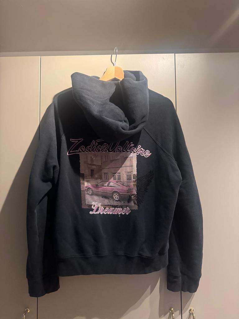 Zadig & Voltaire Hoodie Donkerblauw Maat S, Zadig & voltaire, Contact@zadig-et-voltaire.com, Zo goed als nieuw, TSA 70001 93488 Saint-Ouen Cedex Frankrijk