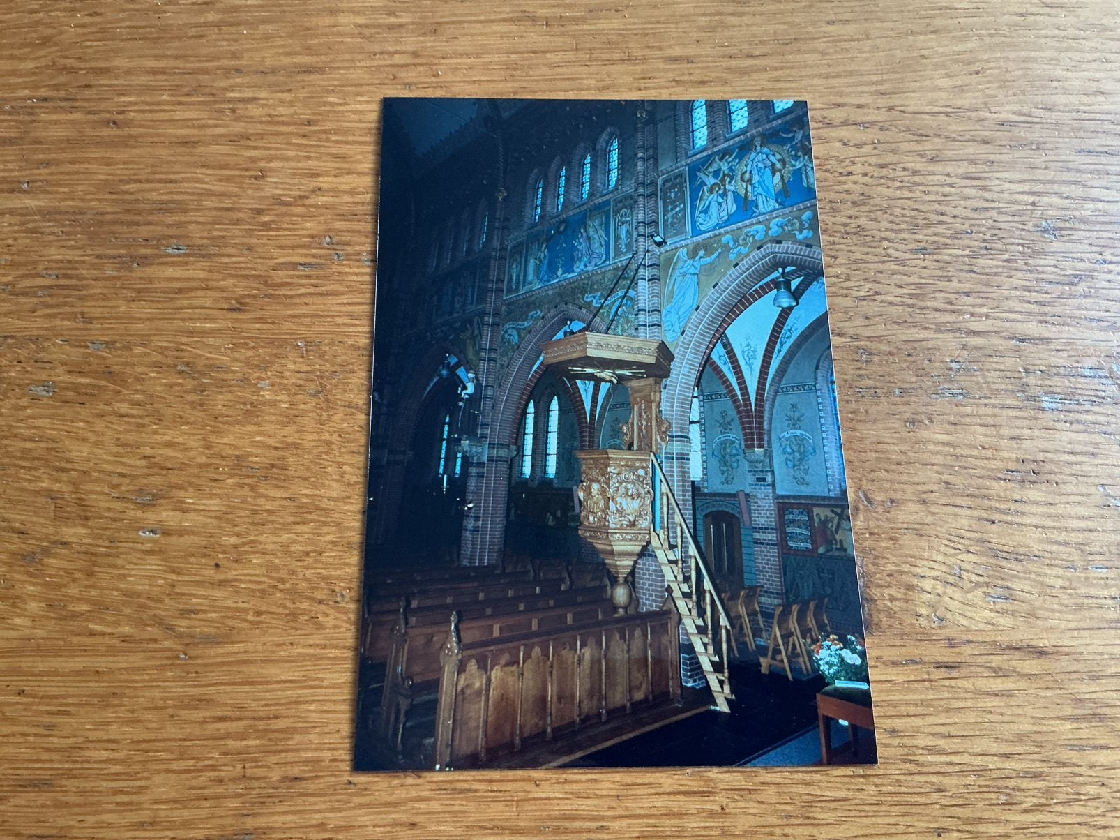 C3213 Weurt interieur kerk, Ophalen of Verzenden, Voor 1940, Zo goed als nieuw