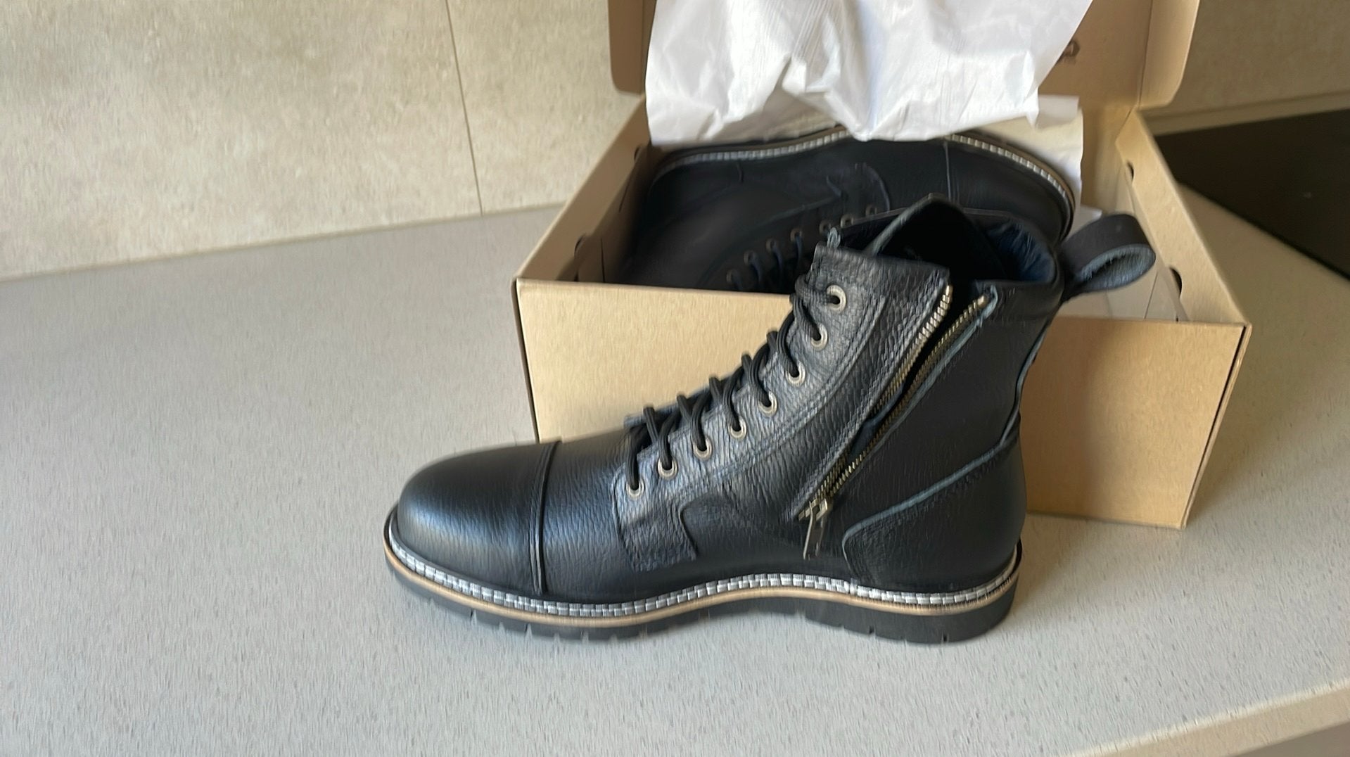 John Doe Rover maat 44 motorschoenen boots, Motoren, Kleding | Motorkleding, Ophalen, Tweedehands, Laarzen
