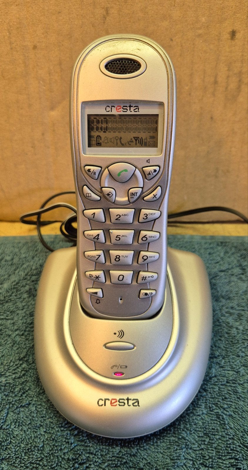 Te koop aangeboden : Cresta Draadloze Huistelefoon met Oplaa, Telecommunicatie, Ophalen, Gebruikt, 1 handset