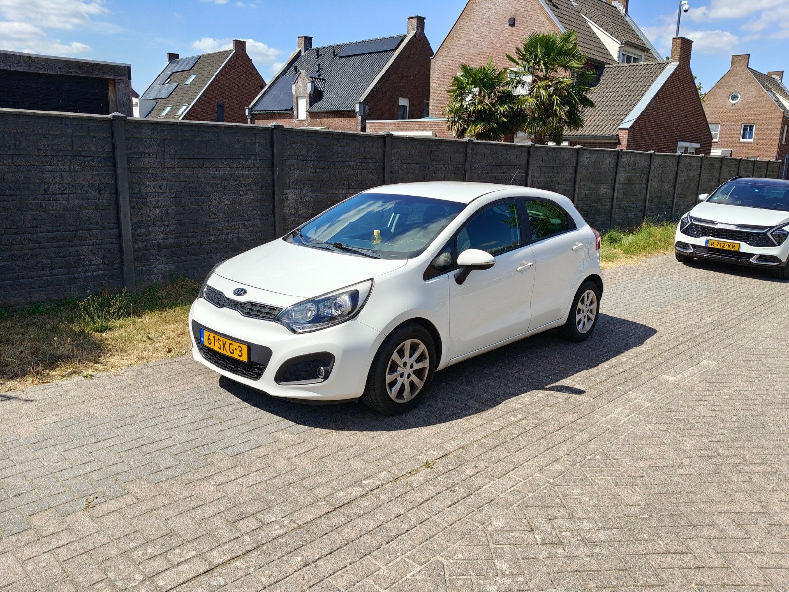 Kia Rio 1.2 I 5DRS 2011 Wit, 450 kg, 40 €/maand, 4 cilinders, Wit