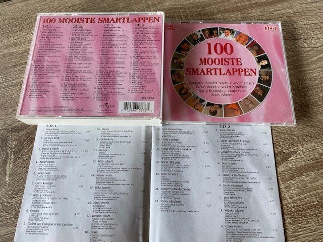 Liedjes van Oranje/Hollands mooiste/100 Mooiste smartlappen, Cd's en Dvd's, Cd's | Nederlandstalig, Ophalen of Verzenden, Zo goed als nieuw
