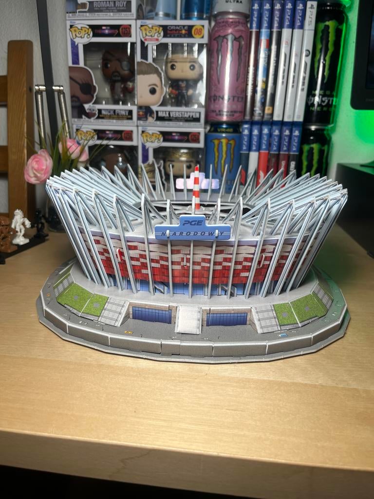 PGE Narodowy Stadion Model - 3D Puzzel, Overige merken, Ophalen of Verzenden, Zo goed als nieuw, Groter dan 1:32