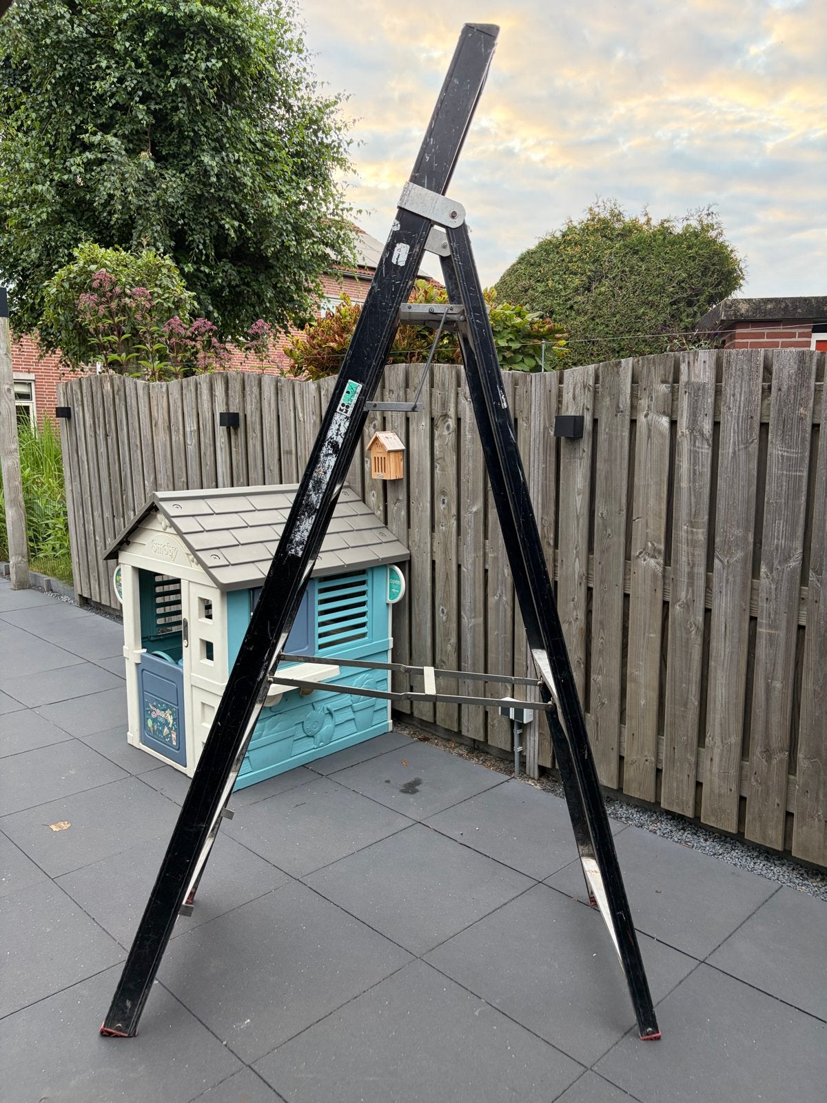 Stevige trap/ladder Altrex 8 treden, Ophalen, Gebruikt, Trap, Opvouwbaar of Inschuifbaar