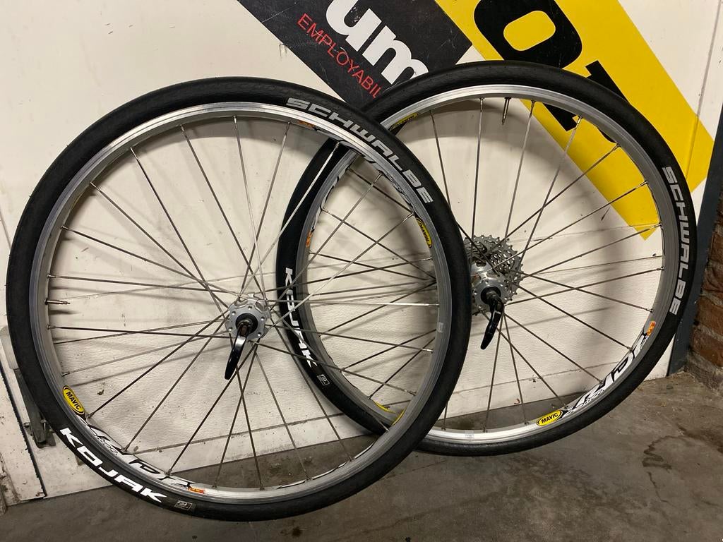 Mavic wielen 26 inch cross ride, Fietsen en Brommers, Fietsonderdelen, Wiel, Ophalen of Verzenden, Zo goed als nieuw, Aluminium