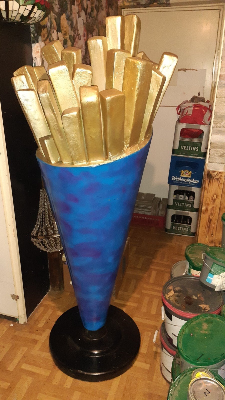 180cm Grote Frietzak, Ophalen