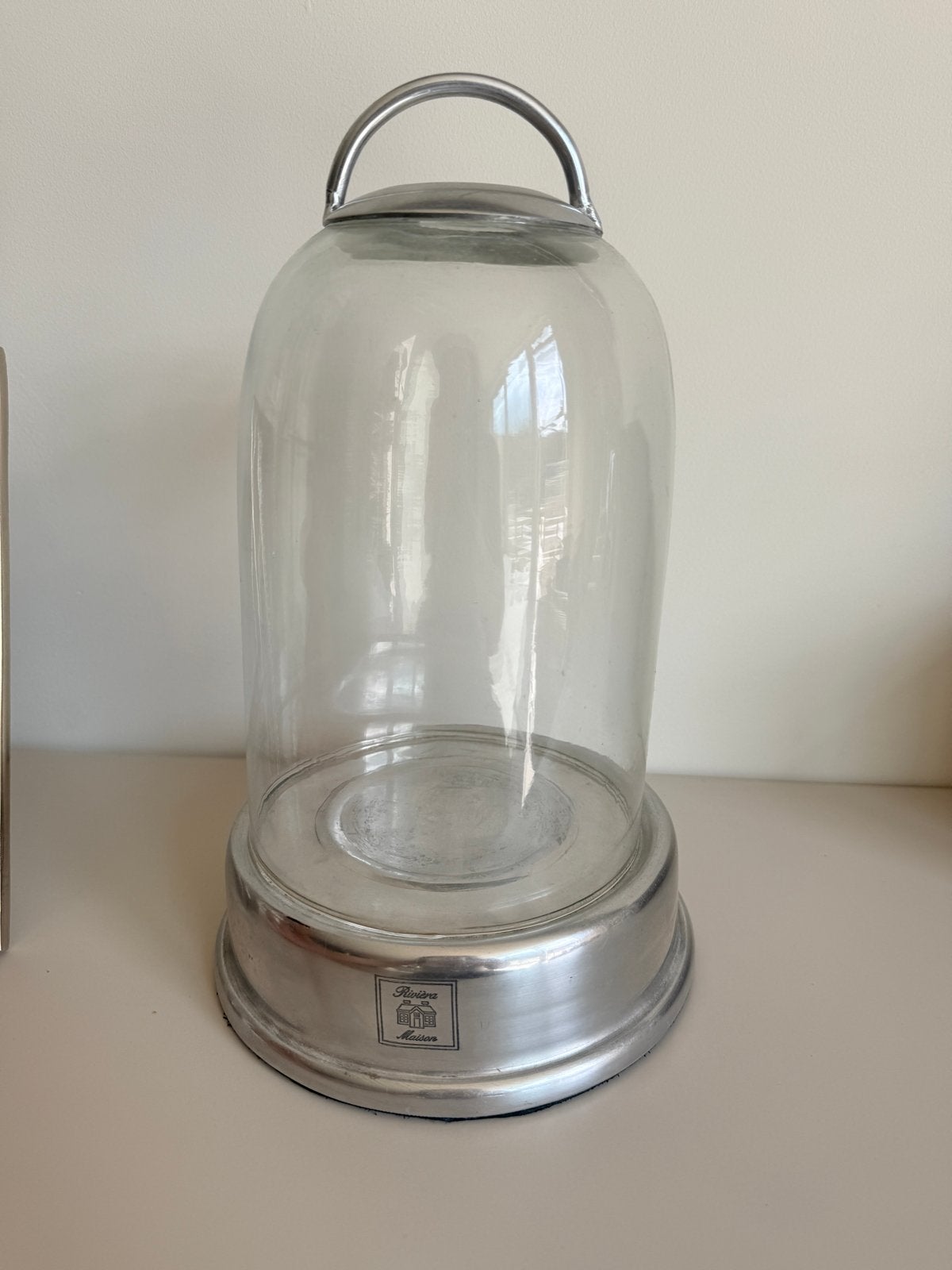 Rivièra Maison Stanford Hurricane Windlicht / Stolp (H30 cm), Ophalen, Zo goed als nieuw, Modern, Glas