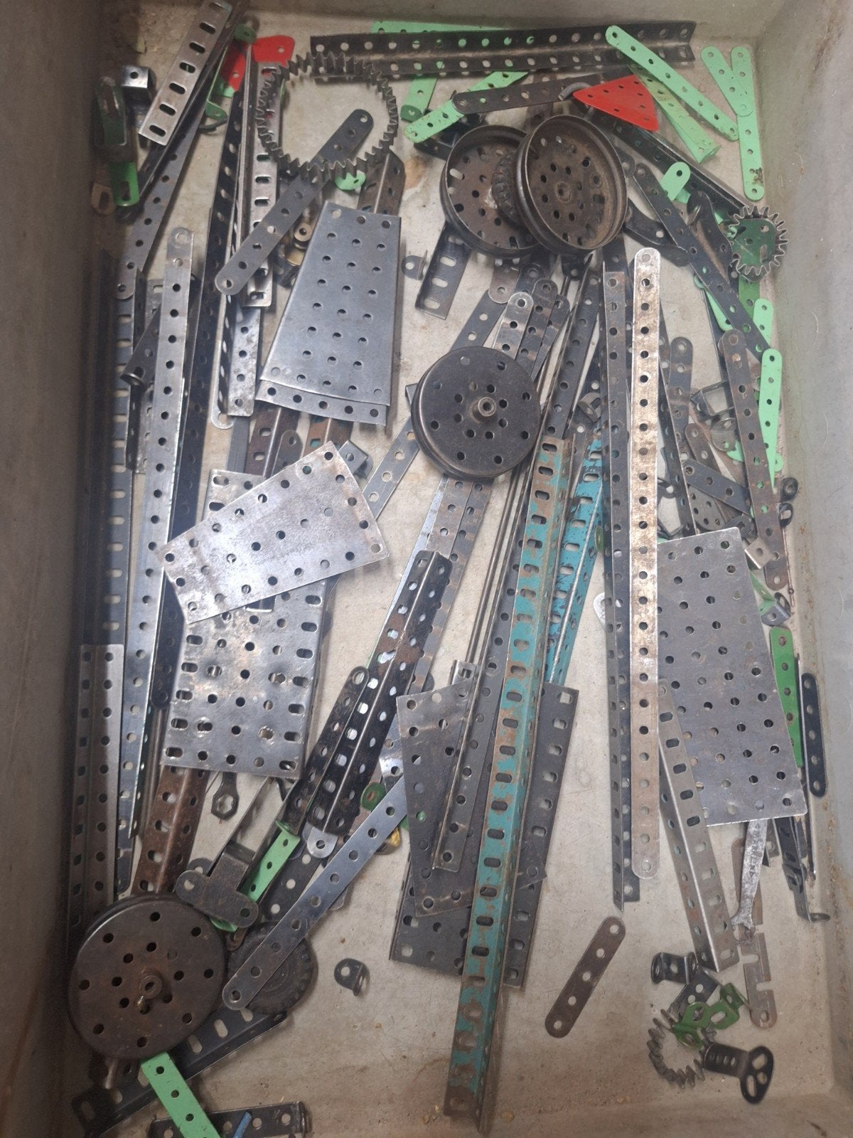 soort meccano, Antiek en Kunst, Antiek | Speelgoed, Ophalen of Verzenden