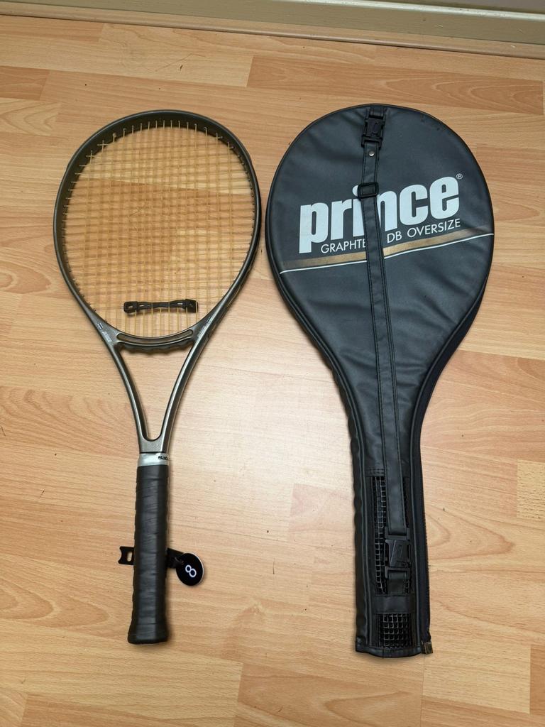 Prince Graphite DB Oversize Tennisracket L1, Gebruikt, L1, Prince, Ophalen of Verzenden