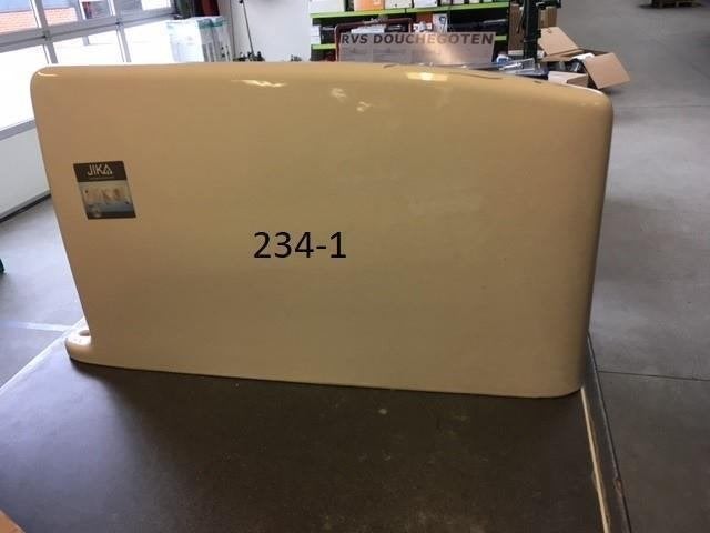 234. Urinoirschot schaamschot, Ophalen, Nieuw, Wit, Handdoek
