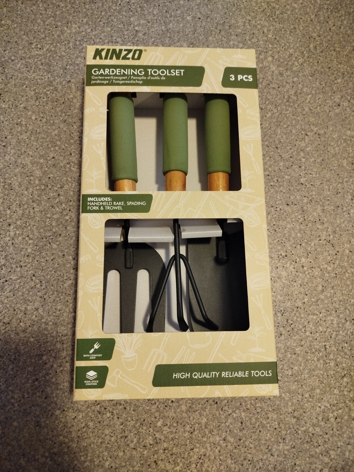 KINZO Tuingereedschap Set - 3-delig, Ophalen of Verzenden, Nieuw, Overige soorten, KINZO