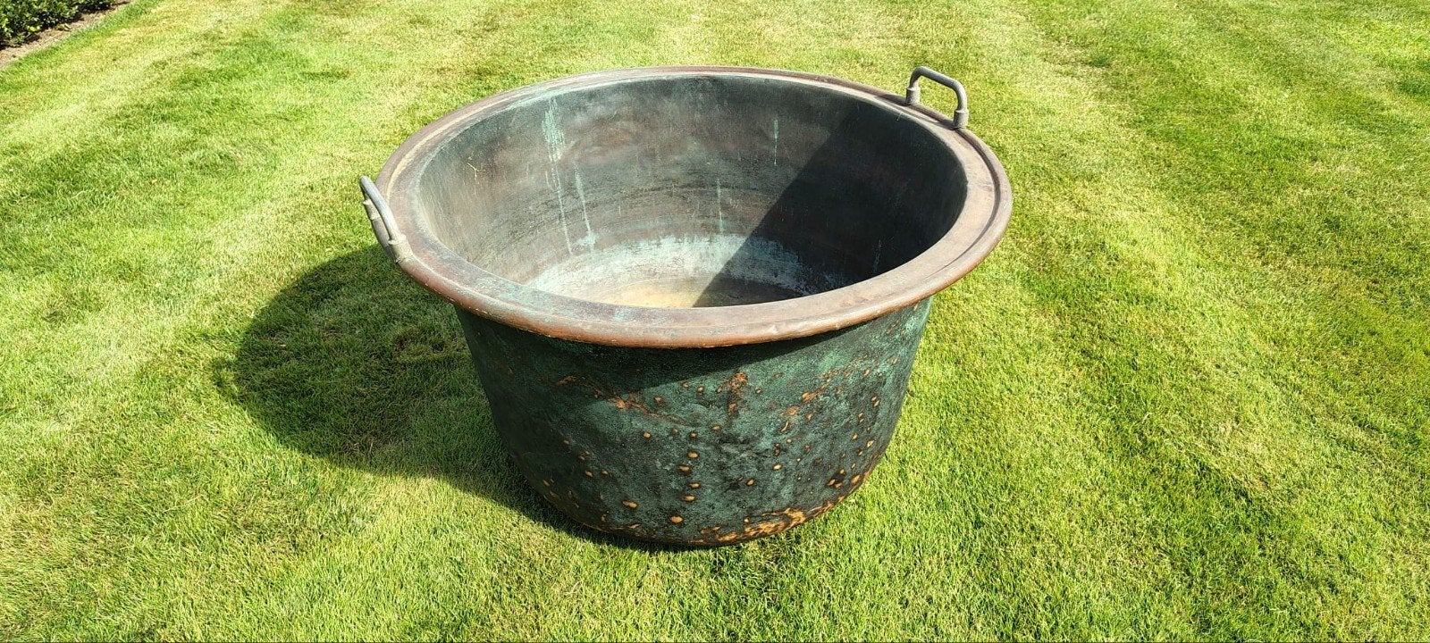 Koperen ketel, Ophalen, Rond, Metaal, Minder dan 30 cm