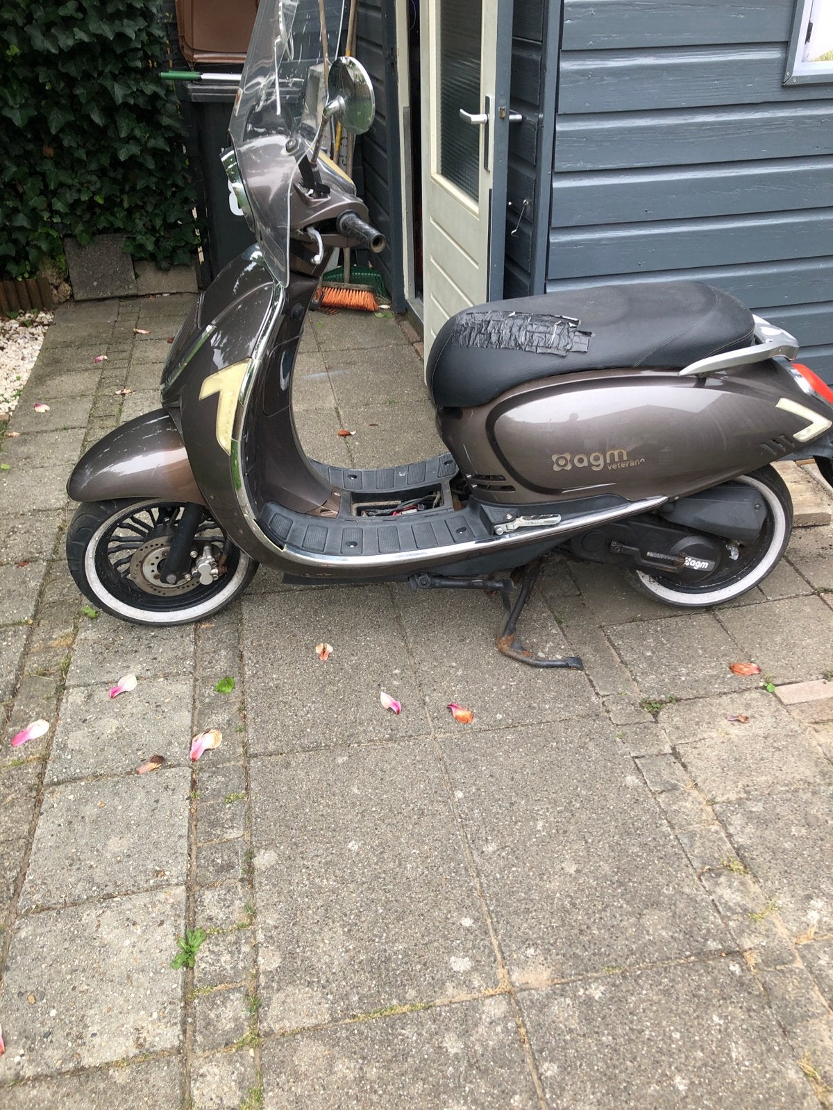 AGM Veterano Scooter  blauwe kenteken, loop of sloop, Ophalen, Gebruikt, Benzine, Overige merken