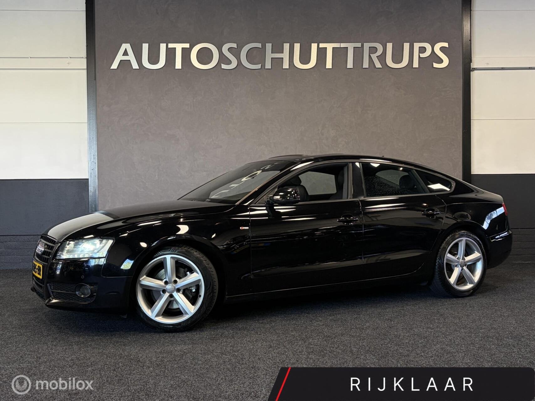 Audi A5 Sportback 1.8 TFSI Pro Line S-LINE / STOELVERW / DAK, Auto's, Audi, Gebruikt, Zwart, 4 cilinders, Zwart