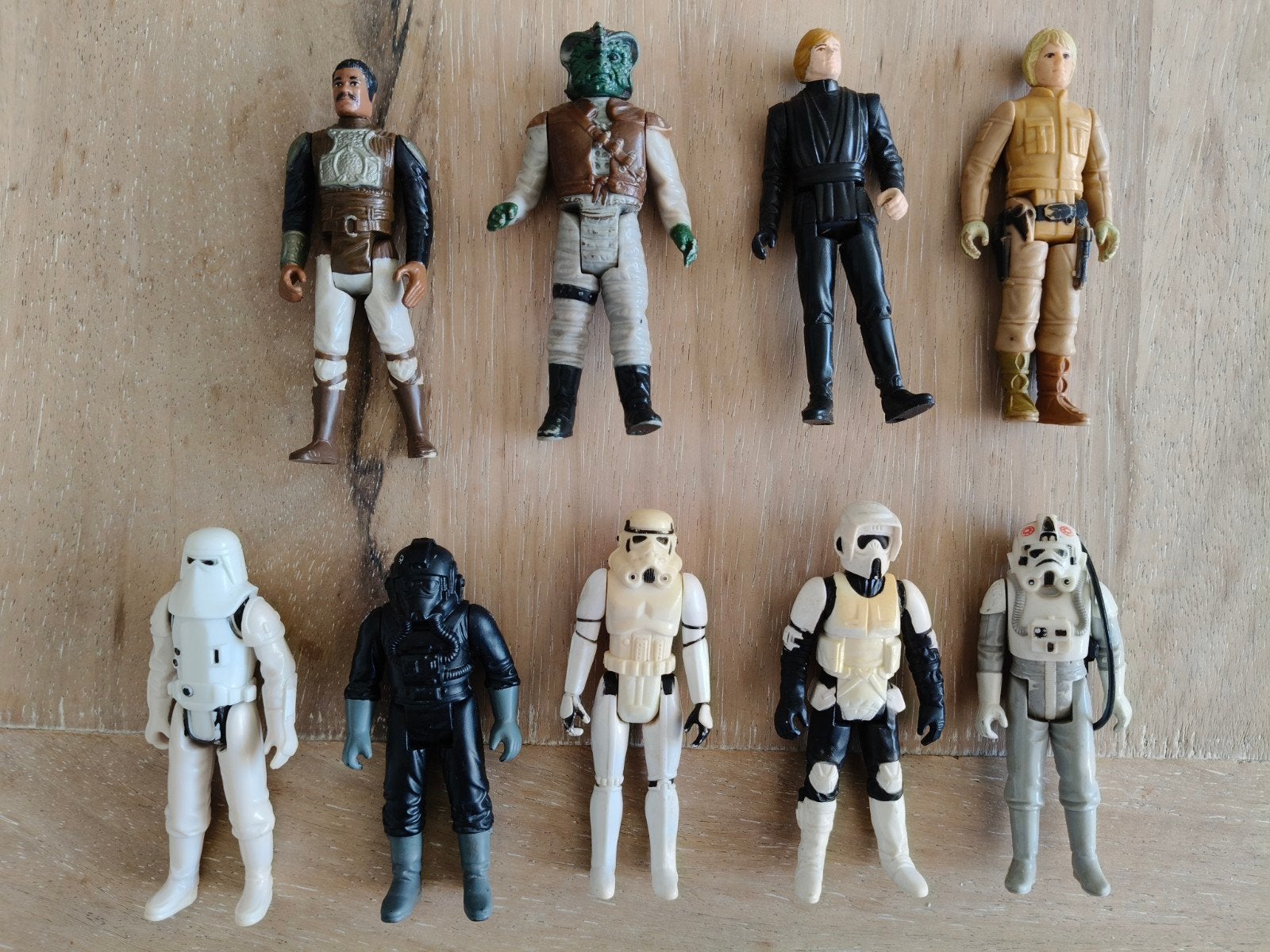 Vintage Star Wars Actiefiguren - Set van 9, Ophalen of Verzenden, Gebruikt, Actiefiguurtje