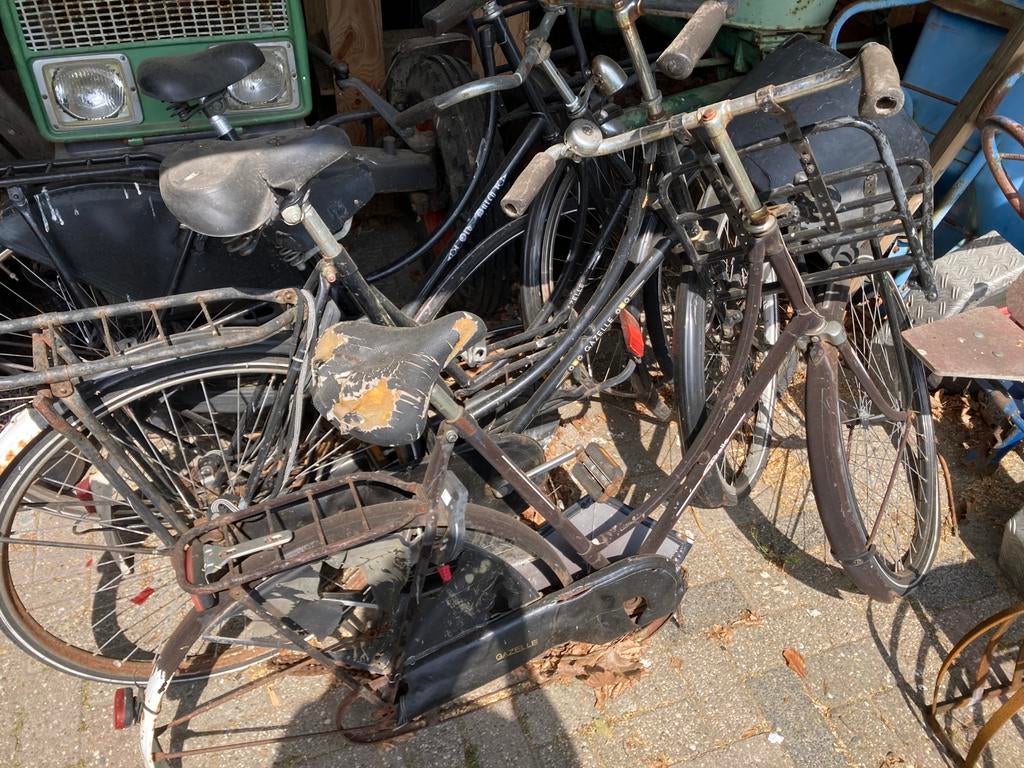 4 omafietsen Gazelle Batavus opknappers onderdelen, 56 cm of meer, Ophalen, Gebruikt