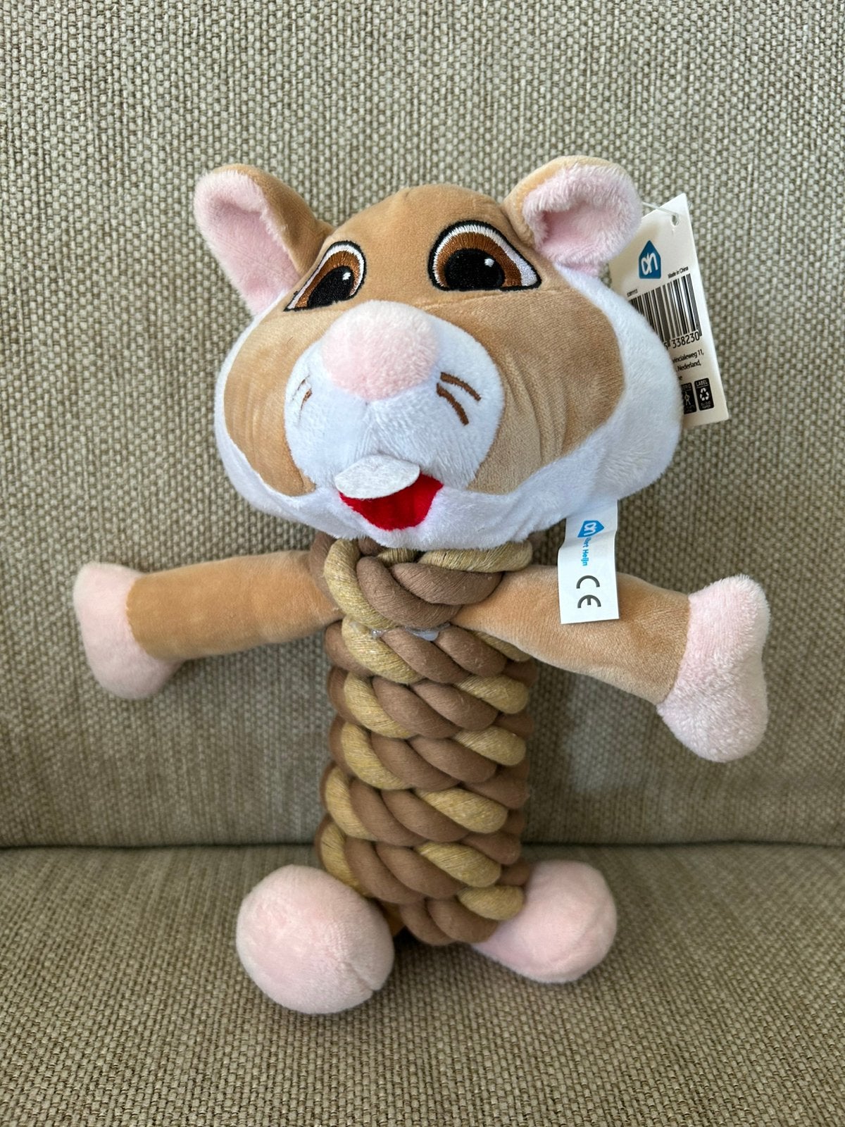 Dierendag hamster hondenspeeltje knooptouw Albert Heijn/ AH, Verzamelen, Albert Heijn, Ophalen of Verzenden